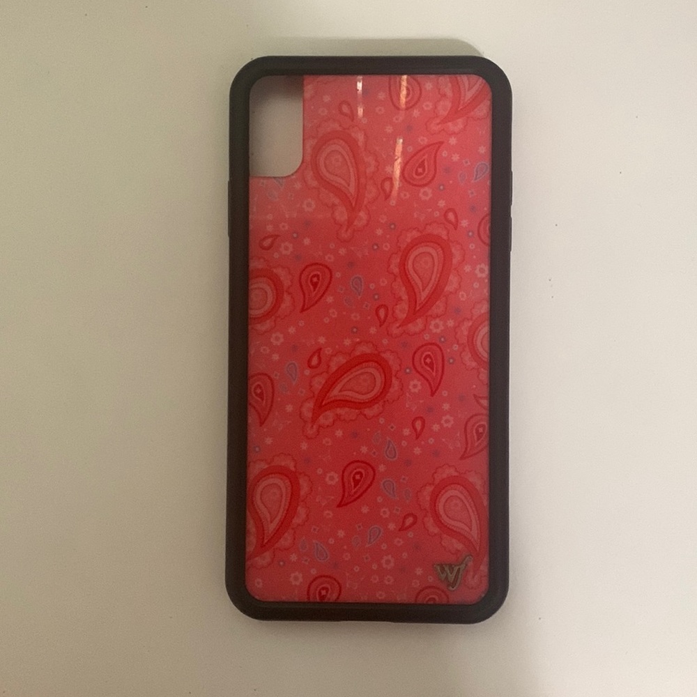 I phone XS max wild flower case